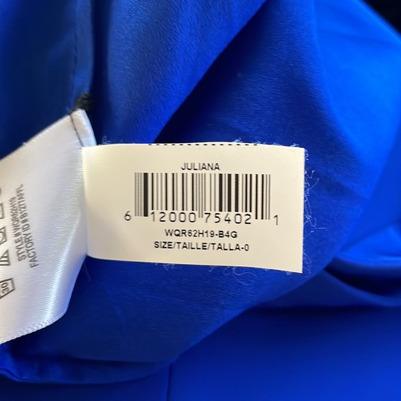 BCBG maxazria bright blue cutout dress - Picture 7 of 7